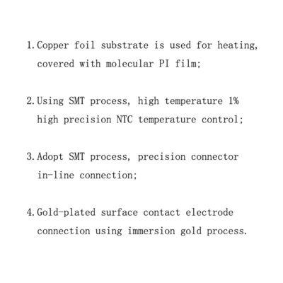 элемент подогревателя Polyimide 1.5V, гибкий тип фильм топления USB c с особенной формой